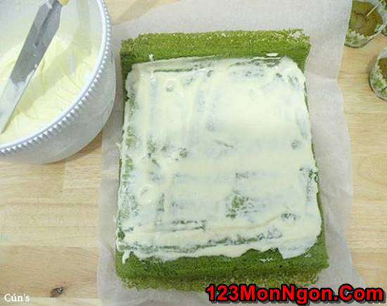 Cách làm bánh cuộn trà xanh mềm thơm quá ngon ăn là ghiền cho cả nhà thưởng thức phần 7