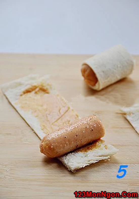 Cách làm bánh mì cuộn xúc xích giản đơn thơm ngon hấp dẫn cho bữa ăn nhẹ phần 6