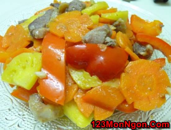 Cách làm món vịt xào ớt chuông thơm ngon hấp dẫn đầy màu sắc ăn là ghiền cho bữa tối phần 1