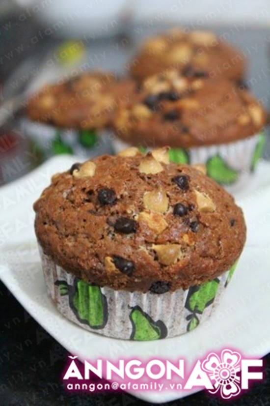 Cách làm bánh Chocochip Muffin thơm ngọt quá ngon miệng đổi vị cho bữa sáng cuối tuần phần 11