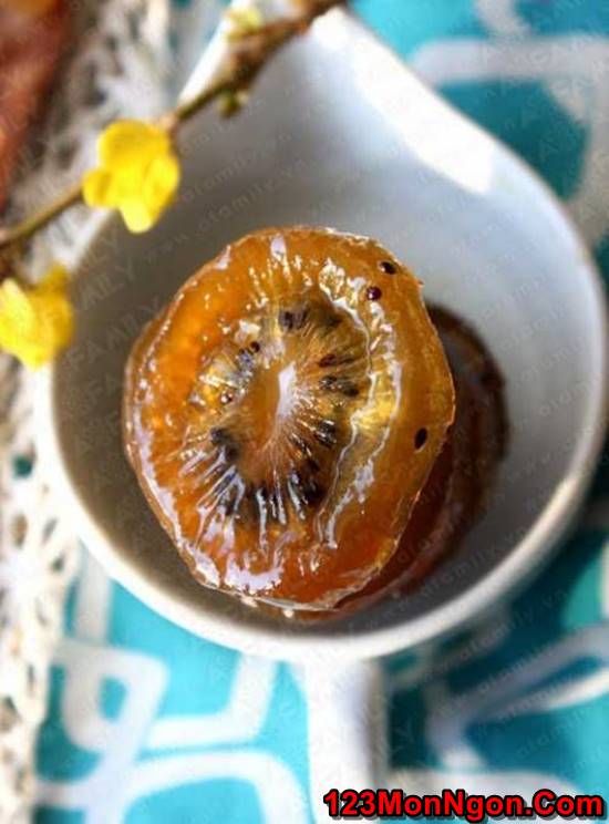 Cách làm mứt kiwi chua ngọt dẻo thơm quá ngon cho ngày Tết đãi khách
