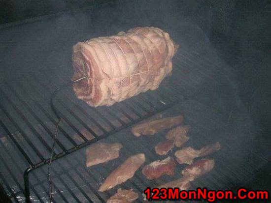 Cách làm thịt xông khói tại nhà giản đơn mà rất thơm ngon an toàn ngày Tết phần 4