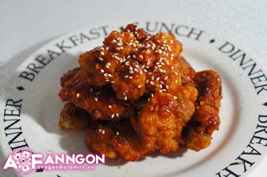 Cách làm món gà chiên sốt cay kiểu Hàn Quốc cay nồng thơm lừng quá ngon phần 1