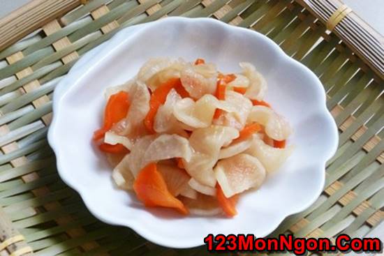 Cách làm củ cải muối giản đơn mà giòn ngon hấp dẫn cho ngày Tết 123monngon: Món ngon mỗi ngày - Mẹo vặt nội trợ - Địa điểm ăn uống