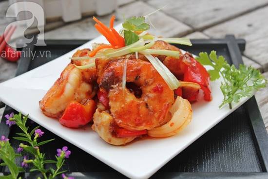 Cách làm món hải sản xào chua ngọt thơm ngon giản đơn cho bữa ăn tối phần 1