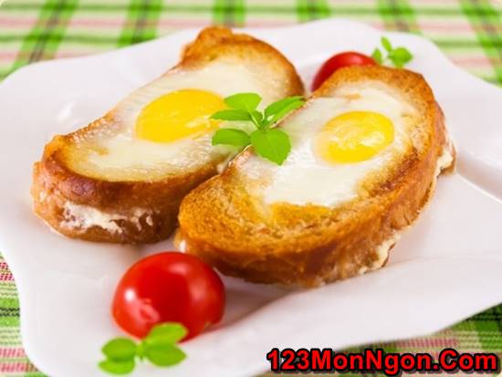 Cách làm món bánh mì trứng kiểu mới thơm ngon đổi vị cho bữa sáng đủ chất