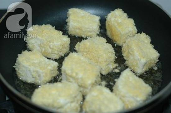 Cách làm món đậu chiên trứng muối mềm thơm hấp dẫn quá ngon cơm phần 6