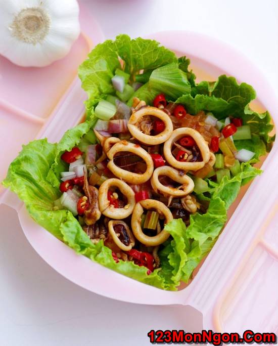 Cách làm món mực hấp kiểu Thái mới lạ thơm ngon ăn là ghiền