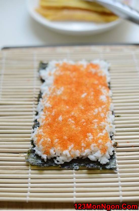 Cách làm sushi độc đáo giản đơn mà cực đẹp mắt thơm ngon phần 4