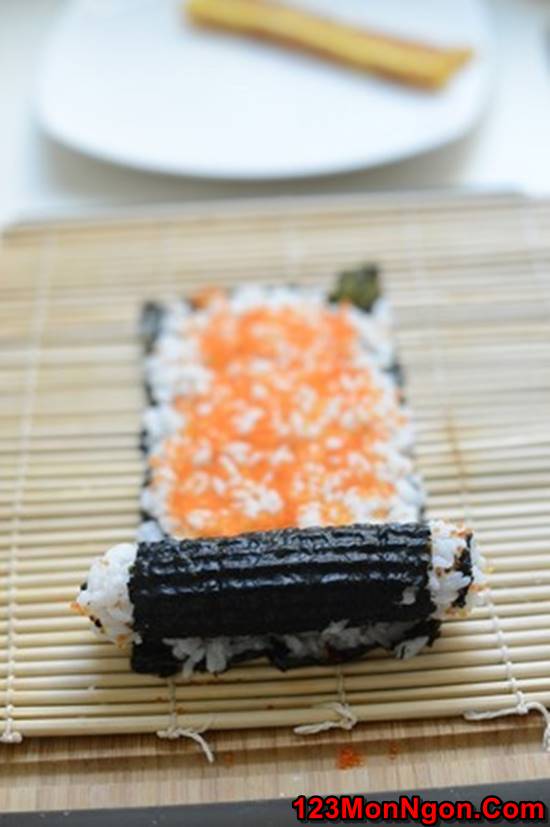 Cách làm sushi độc đáo giản đơn mà cực đẹp mắt thơm ngon phần 5