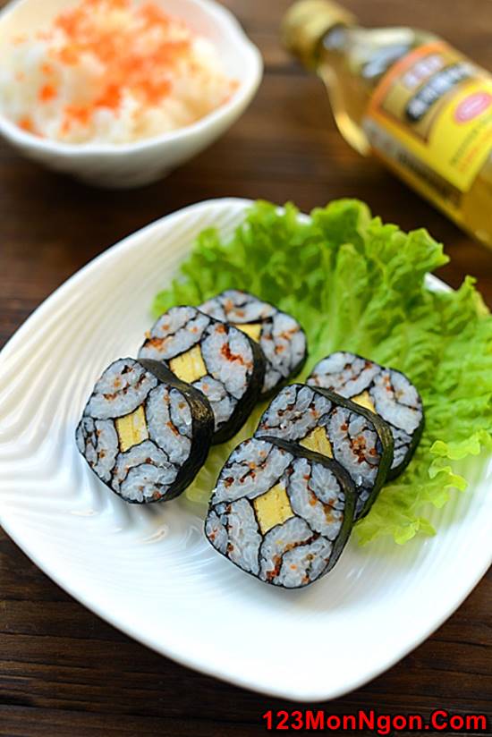 Cách làm sushi độc đáo giản đơn mà cực đẹp mắt thơm ngon phần 8