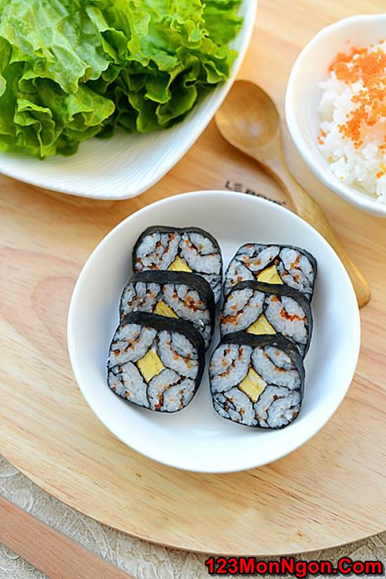 Cách làm sushi độc đáo giản đơn mà cực đẹp mắt thơm ngon phần 9