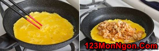 Cách làm món trứng bọc cơm thơm ngon hấp dẫn cực bắt mắt phần 5