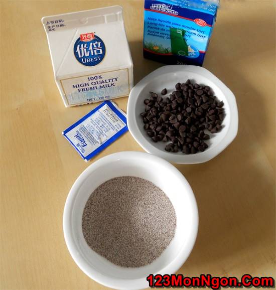 Cách làm kem cà phê chocolate chip thơm ngon đậm đà ăn là ghiền phần 2