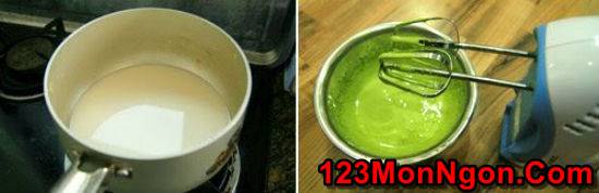 Cách làm kem matcha trà xanh mát lạnh thơm ngon cho ngày hè phần 3