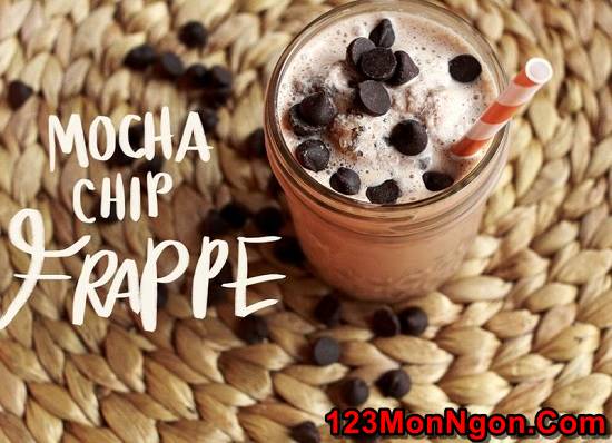 Cách làm Mocha chip Frappe giản đơn mà cực thơm ngon hấp dẫn