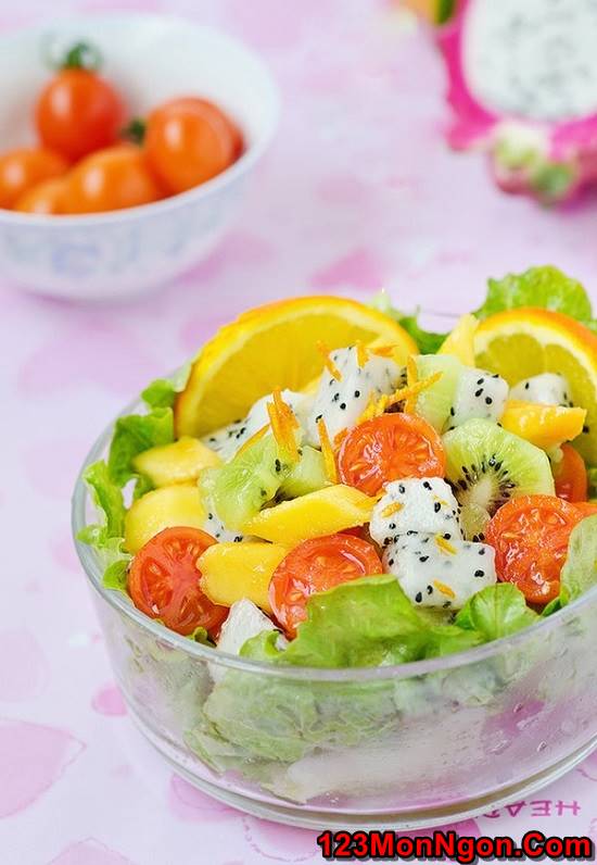 Cách làm salad hoa quả tươi ngon hấp dẫn cực mát cho ngày hè