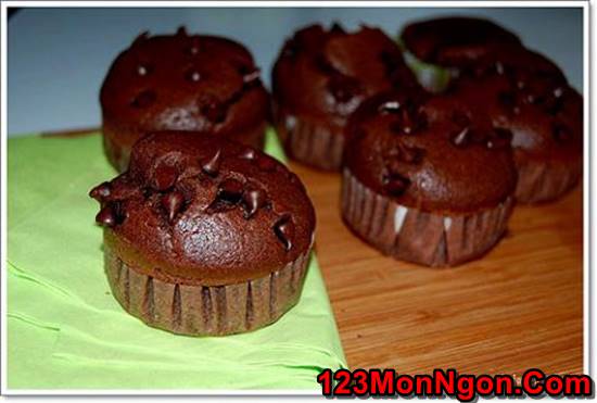 Cách làm bánh Muffin chocolate ngọt ngào hấp dẫn đãi cả nhà thưởng thức ngày mới phần 6