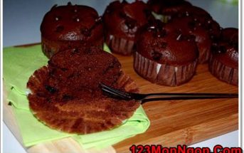 Cách làm bánh Muffin chocolate ngọt ngào hấp dẫn đãi cả nhà thưởng thức ngày mới