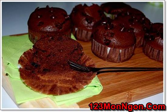 Cách làm bánh Muffin chocolate ngọt ngào hấp dẫn đãi cả nhà thưởng thức ngày mới phần 7