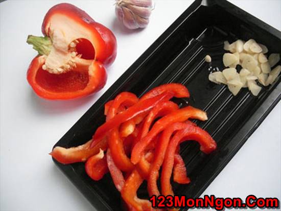 Cách làm gà xào ớt chuông sốt Teriyaki đặc biệt thơm ngon đậm vị ăn là ghiền phần 3