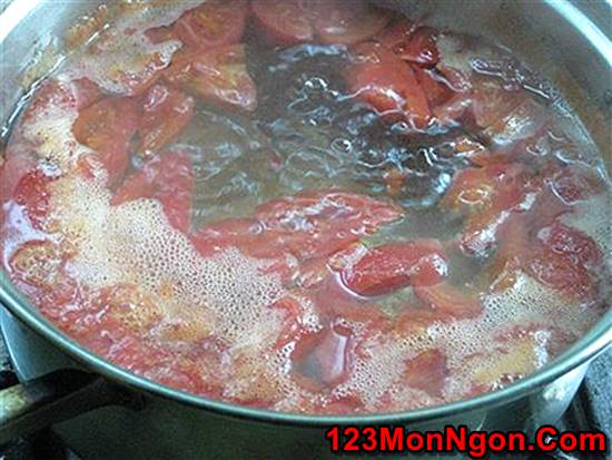 Cách nấu canh cà chua thịt viên nhanh gọn đậm đà thơm ngon phần 4