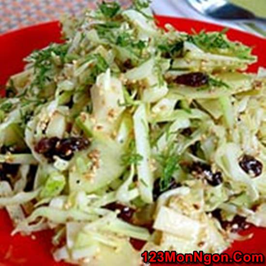 Cách làm món salad bắp cải giòn ngon hấp dẫn chống ngán ngày Tết phần 1
