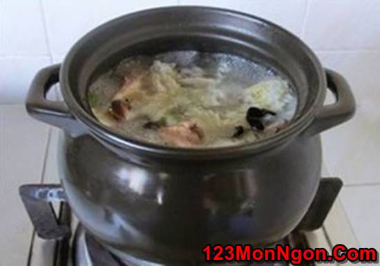 Cách làm món gà nấu nấm nóng hổi thơm ngon bổ dưỡng ăn hoài không ngán phần 8