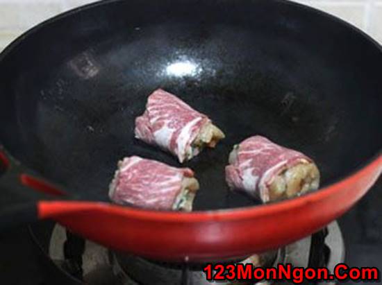 Cách làm món thịt xông khói cuộn gà mềm thơm hấp dẫn cực ngon phần 9