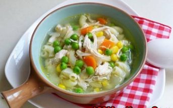 Cách nấu món súp nui gà xé thơm ngon bổ dưỡng thật đơn giản cho bé yêu