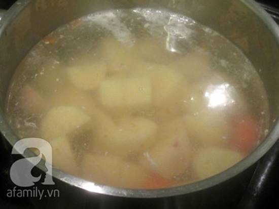 Cách làm canh khoai tây nấu nấm ngon ngọt thanh mát bổ dưỡng phần 4