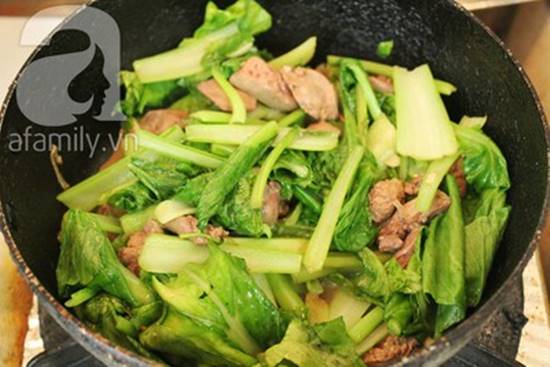 Cách làm món rau cải xào gan gà thơm ngon bổ dưỡng cho bữa ăn đủ chất phần 6