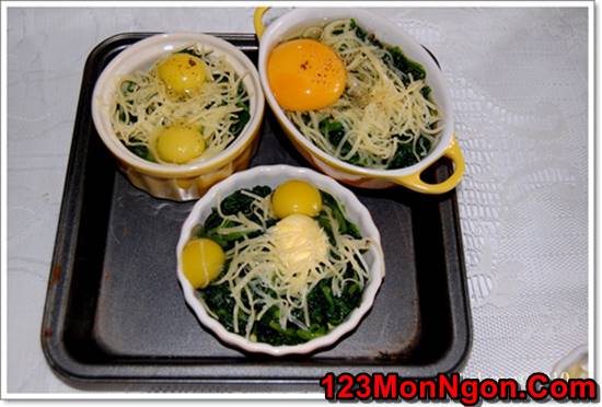 Cách làm món rau chân vịt chần trứng thơm ngon bổ dưỡng phần 6