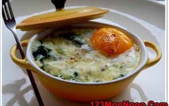 Cách làm món rau chân vịt chần trứng thơm ngon bổ dưỡng