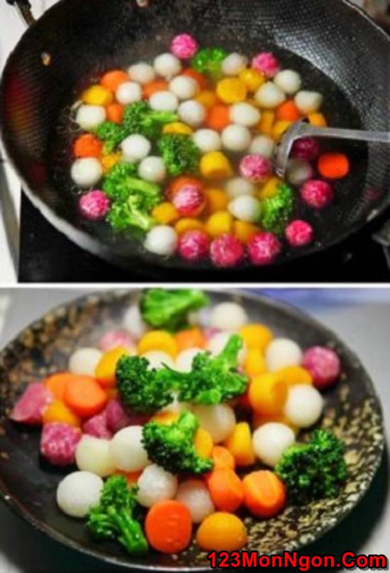 Cách làm món rau củ xào tỏi bắt mắt thơm ngon ăn là ghiền phần 4