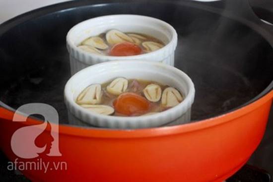 Cách làm món nấm hấp trứng muối thơm ngon hấp dẫn không ngán phần 10