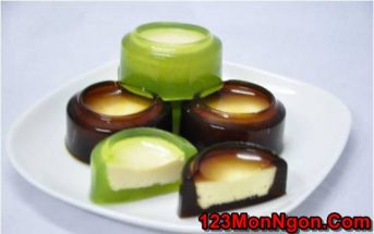 Cách làm bánh flan rau câu mới lạ thơm ngon ăn là ghiền