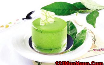 Cách làm bánh flan trà xanh thơm mát bổ dưỡng ngon tuyệt vời