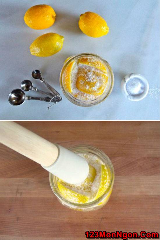 Cách ngâm chanh muối đậm đà thơm ngon cực đơn giản phần 4