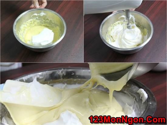 Bật mí cách làm bánh bông lan cuộn kem mềm mại béo thơm ngon tuyệt cú mèo phần 4