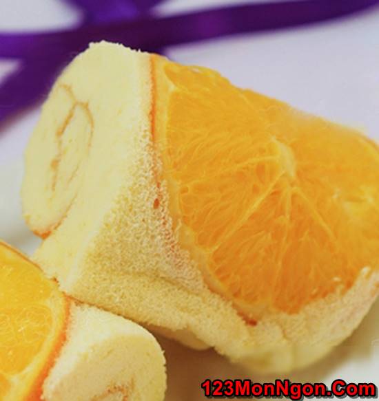Cách làm bánh bông lan cam tươi mềm ngon cực hấp dẫn cho bé phần 9